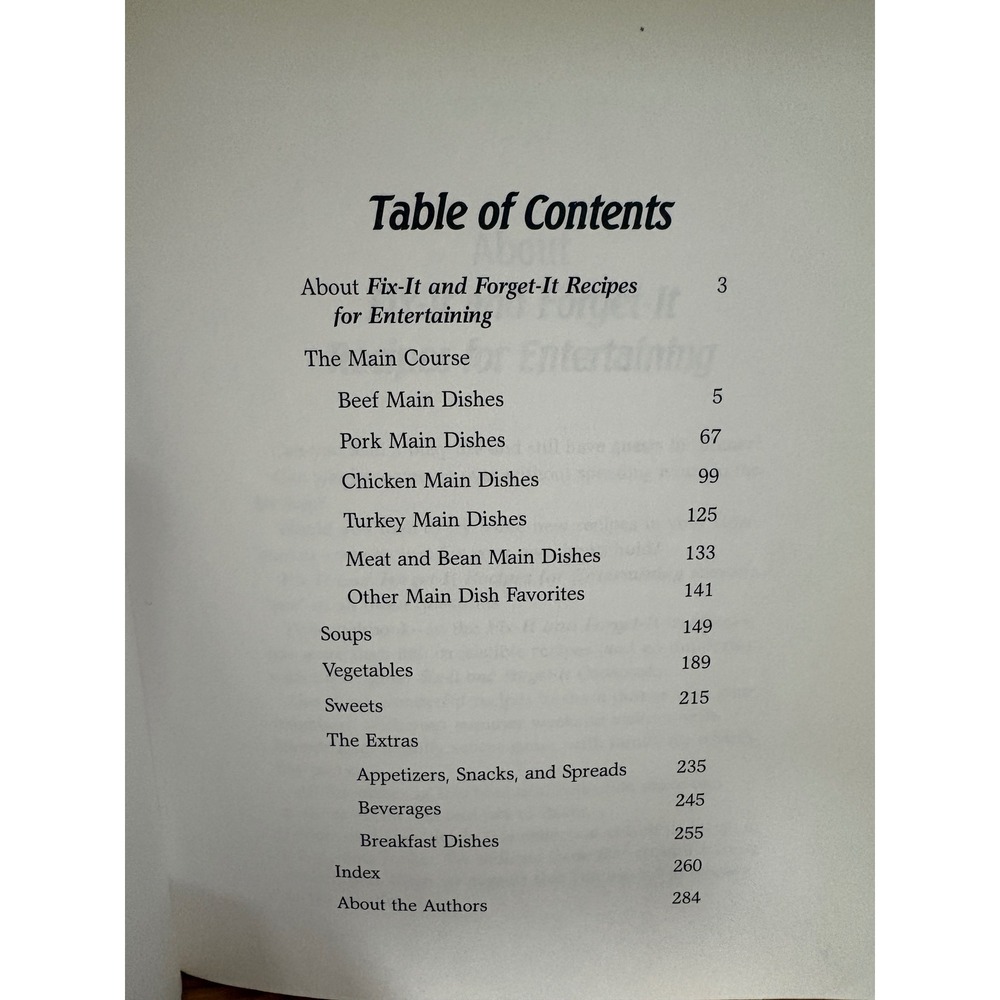 Fix-It and Forget-It Recipes for Entertaining Slow Cooker Cookbook Phyllis Good - Picture 4 of 7